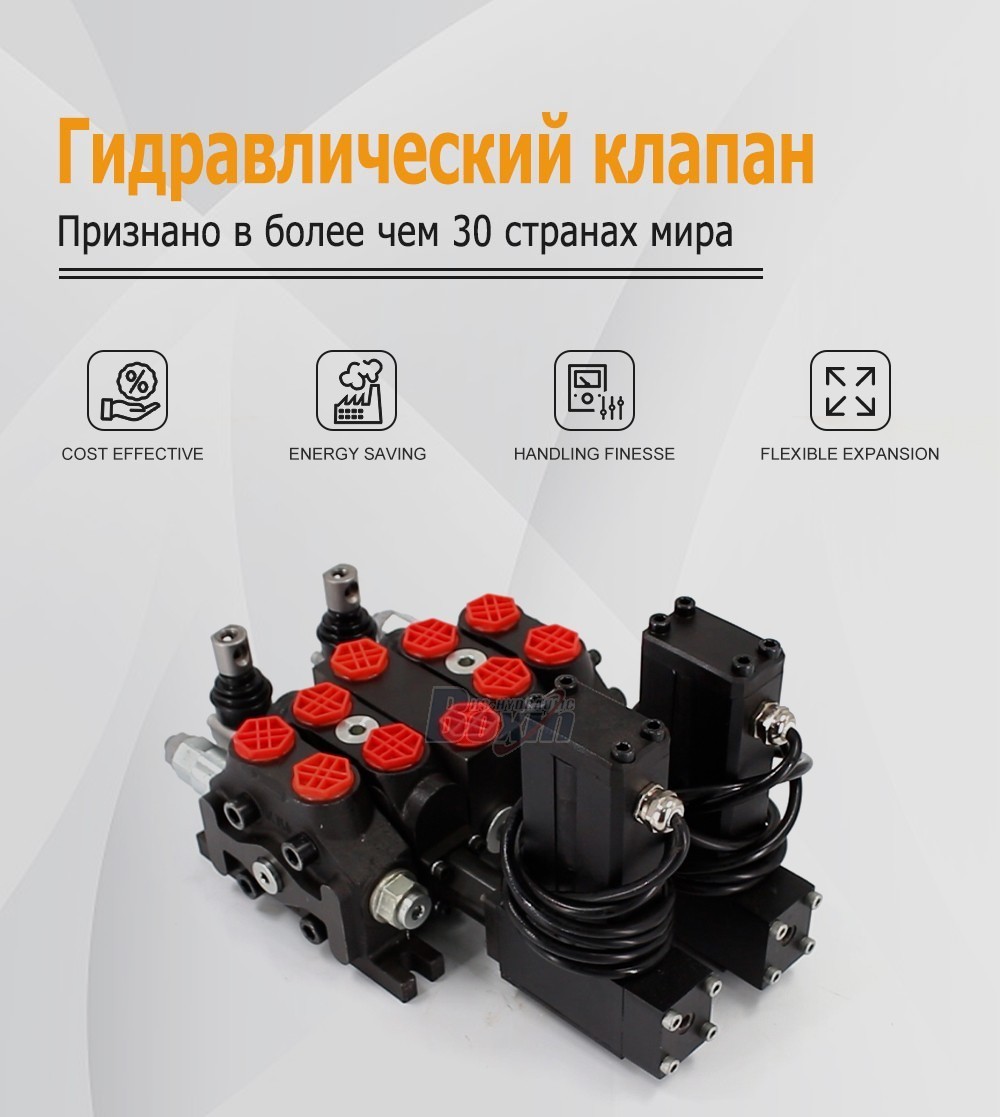 Sectional Directional Valve DCV60 2 Spool Electric Actuated Model